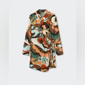 Retro shirt dress from mango size 10